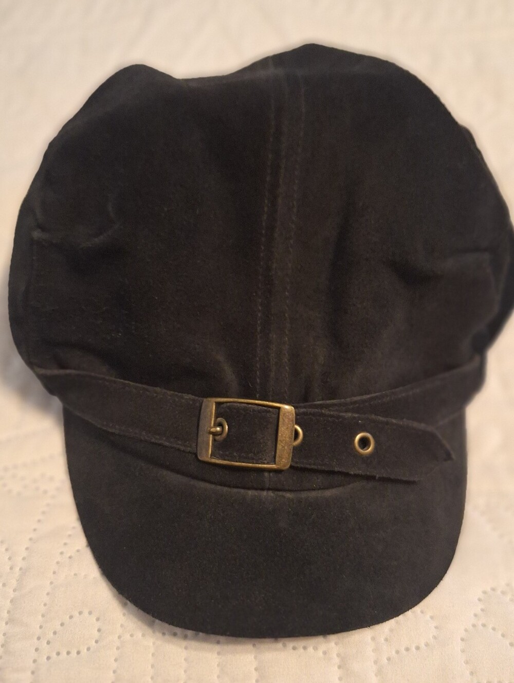 Vintage Club Monaco Suede Black Cap